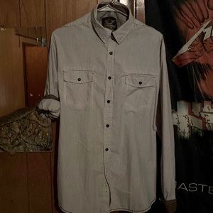 Drill clothing co. NYC est 1976 long sleeve formal shirt multi cuff option